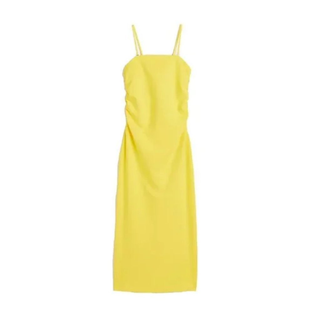 Yellow H&M dress